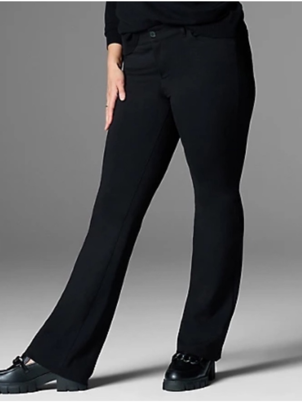 Torrid Black Trouser Bootcut Ponte Pant 22R 564545